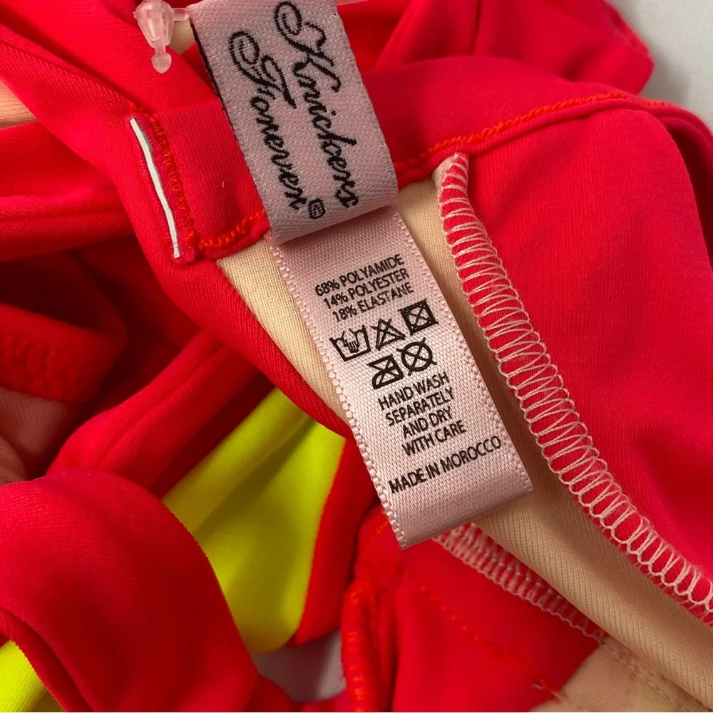 Agent Provocateur Mazzy Red Pink Swimsuit NWT *SALE* - Picture 9 of 12